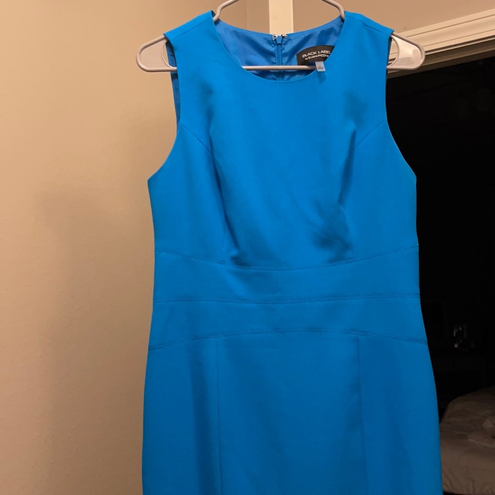 New black label blue business dress